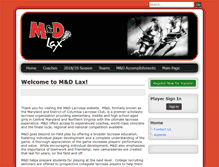Tablet Screenshot of mndlax.com